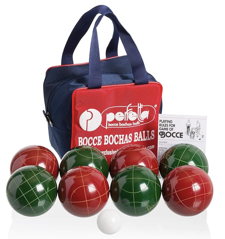 Perfetta Club Pro Solid Bocce Set - Made in Italy