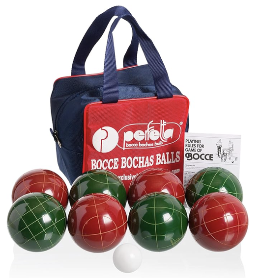 Perfetta Club Pro Solid Bocce Set - Made in Italy