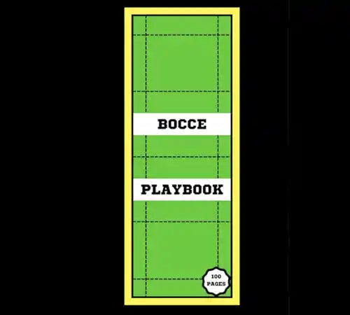 Bocce Playbook: 6 X 9 Inch